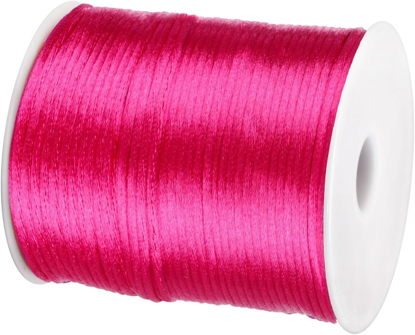 FQTANJU 2mm Nylon Satin Cord, 100 Yards String for Bracelet Jewelry Making Silky Rattail Macrame Trim - Image 2