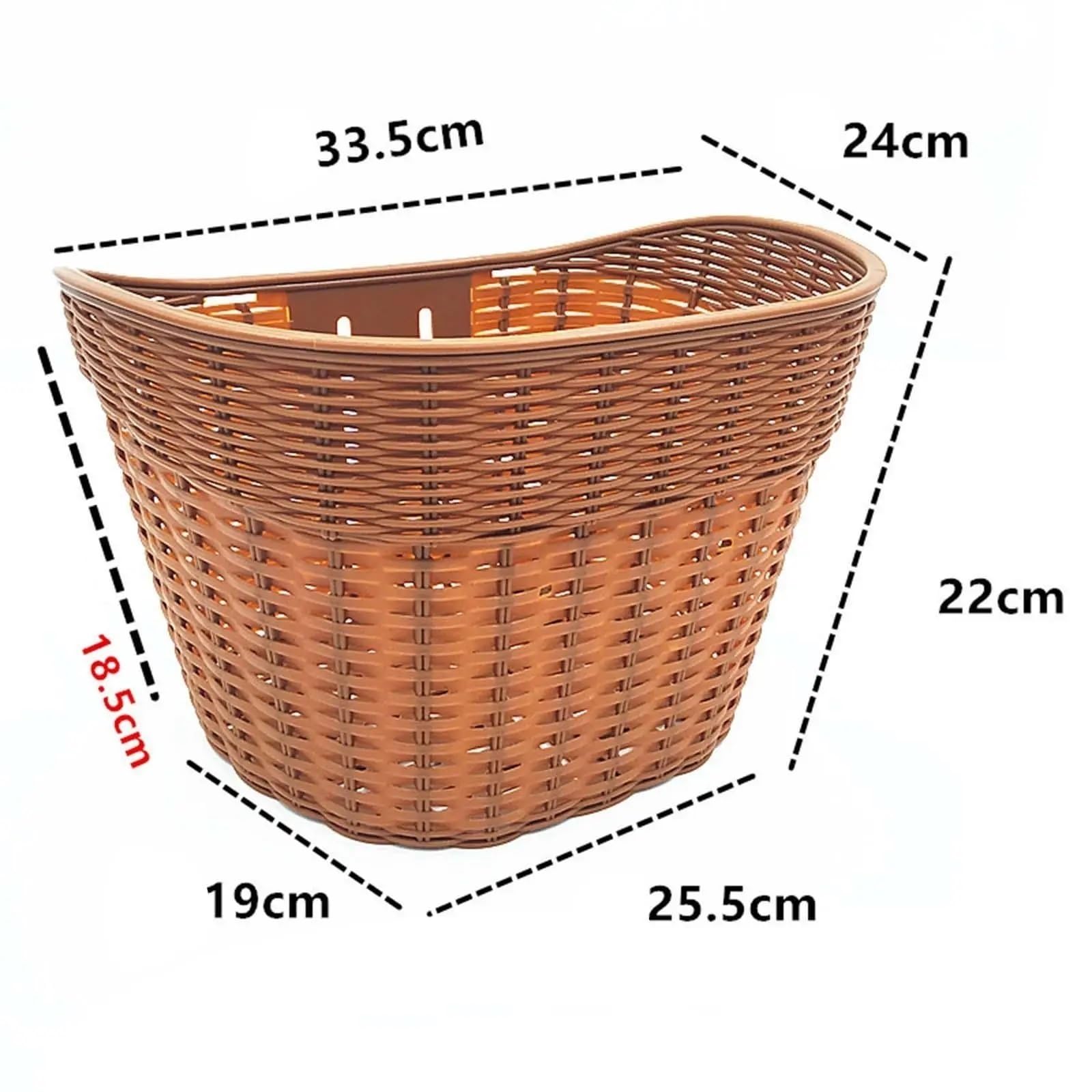 Cesta de Bicicleta con Manillar Delantero PP