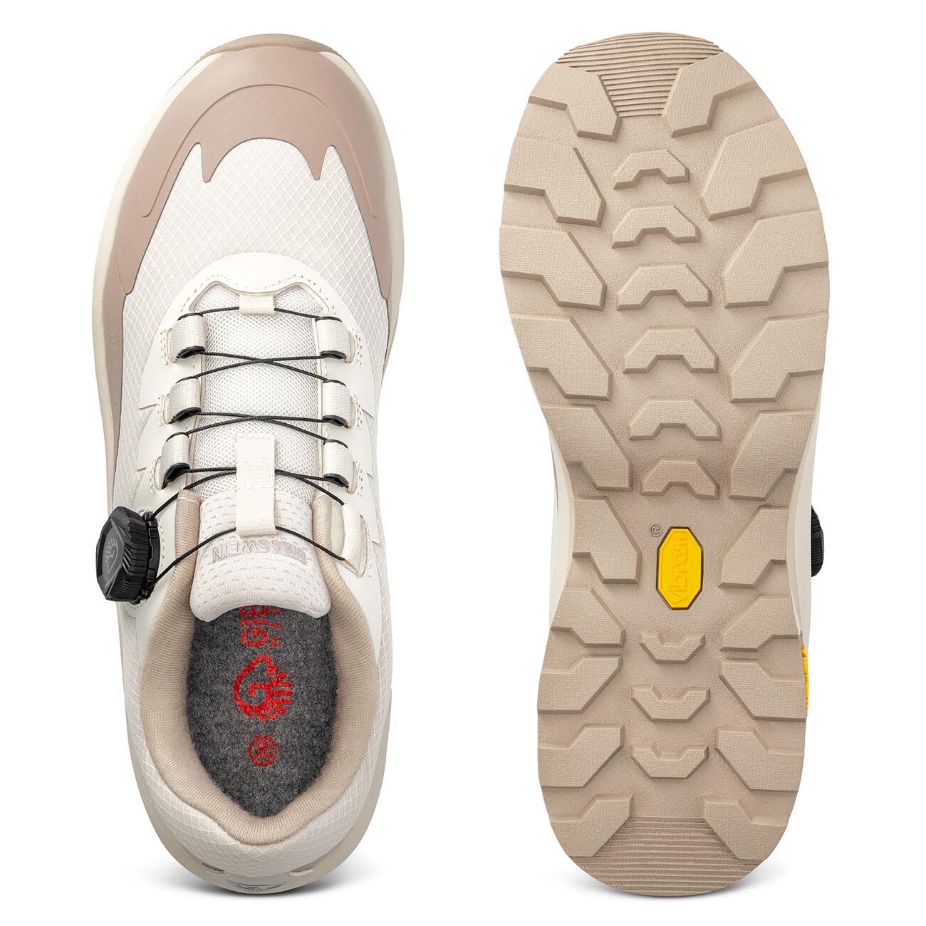 Giesswein Wool Trek X Women - Wasserdichter Trekkingschuh, Megagrip-Sohle | Outdoor Sneaker mit Schnellschnürung & Merino-Wechselfußbett – idealer Grip auf jedem Terrain, für Sport & Freizeit