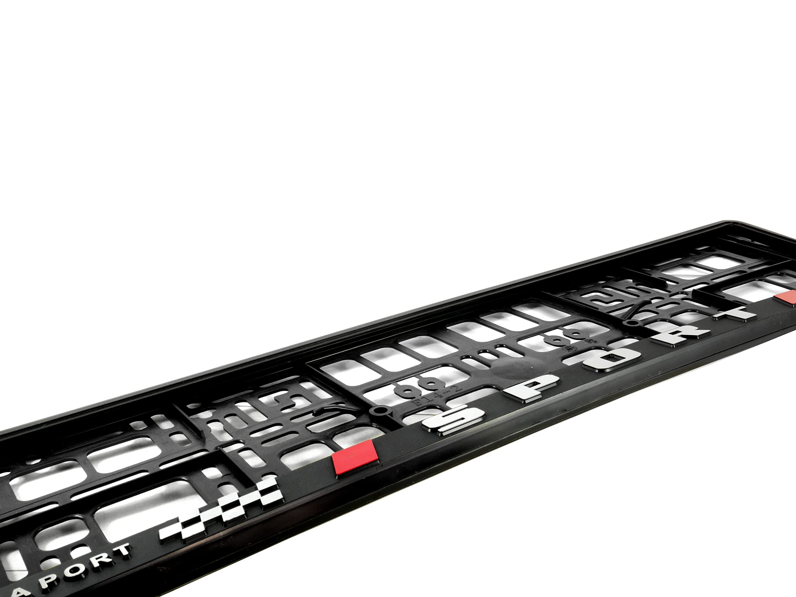 Lot De 2 Supports 3D Pour Plaque D'Immatriculation – King Of The Road, Sans Perçage, Installation Facile