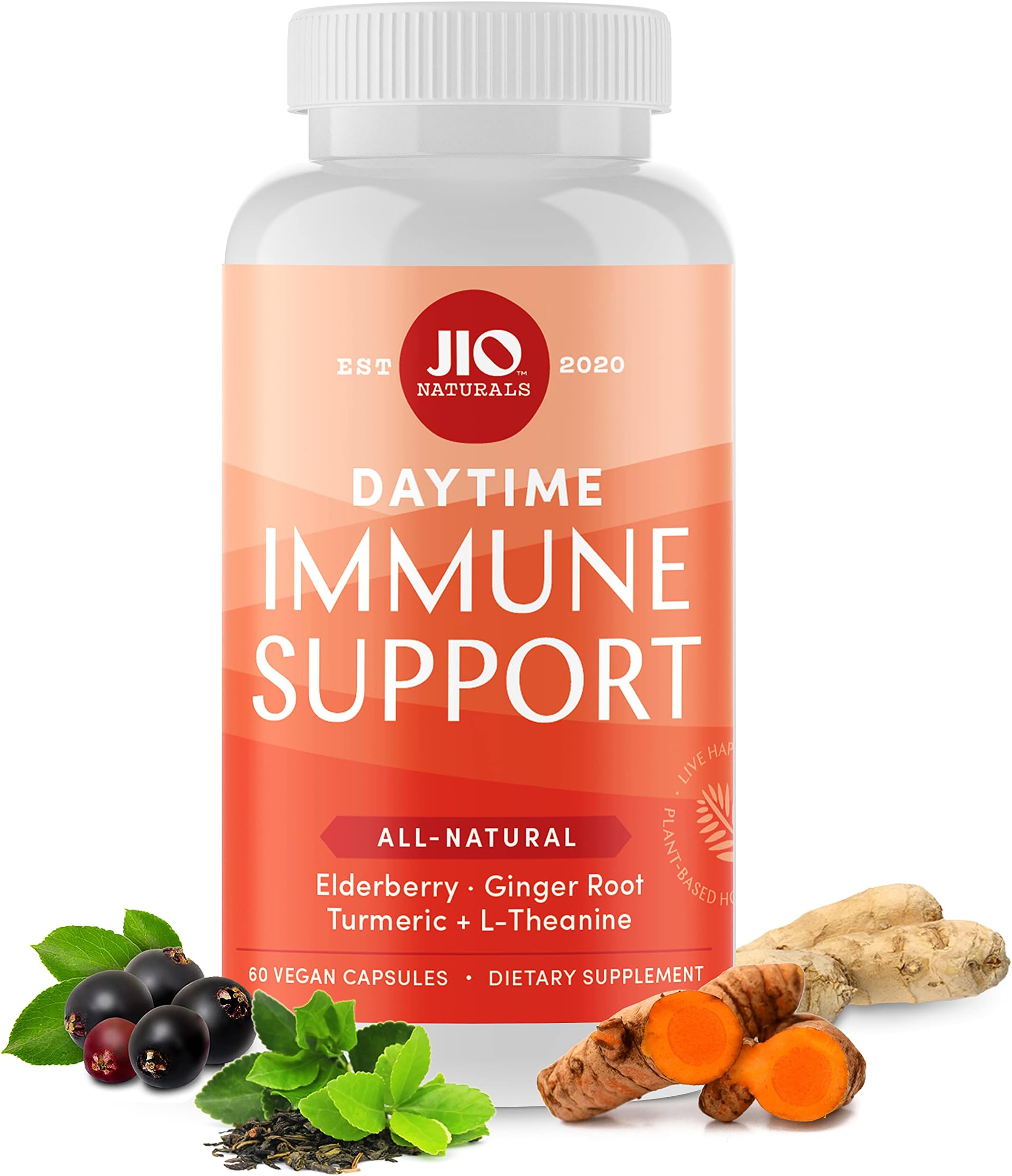 Jio Immune Support Elderberry Capsules Natural Immune Defense Supplements for