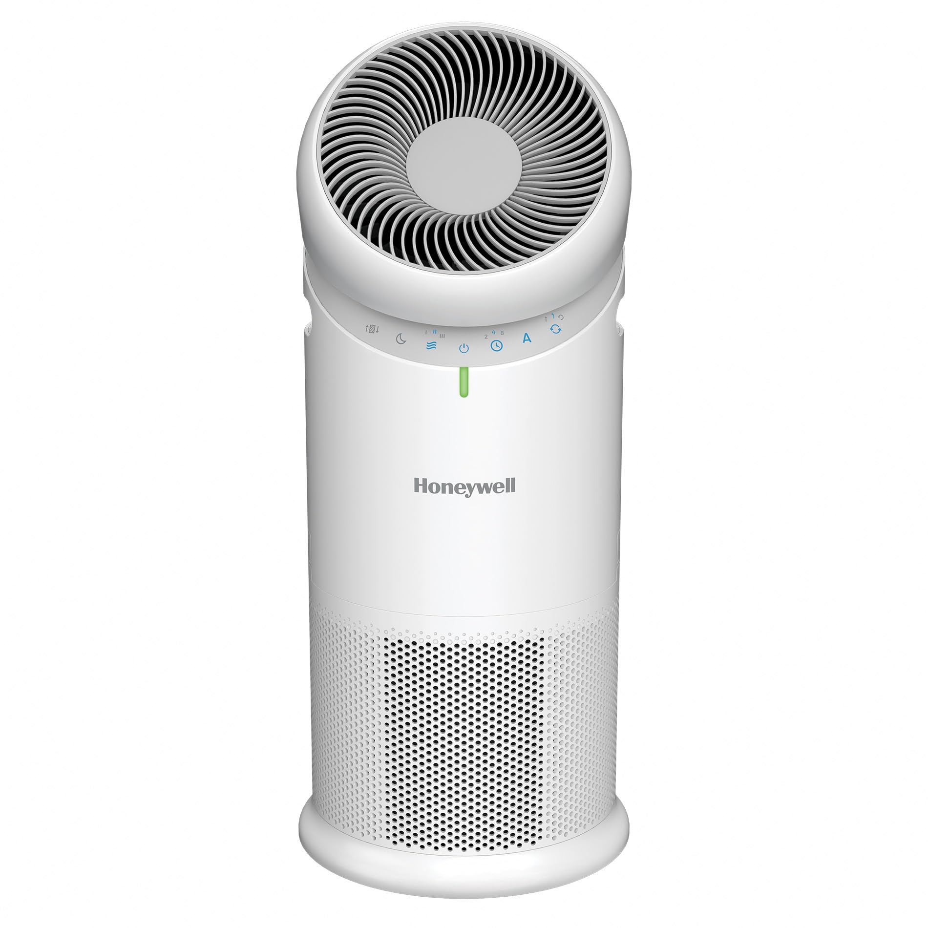 Honeywell Allergen Plus 3-in-1 HEPA Air Purifier Fan Adjustable Airflow with 30 90 or 360 Circulation for Large