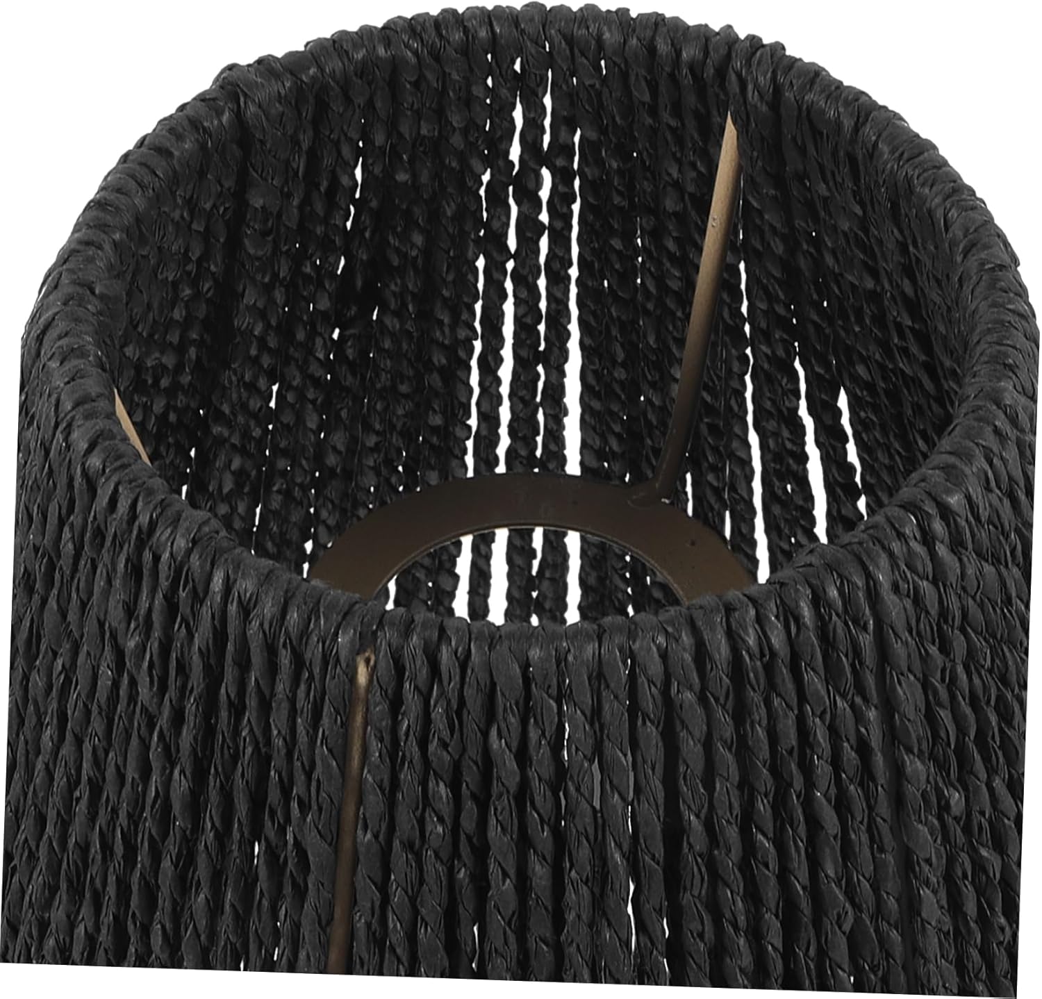 Vintage Braided Rope Lampshade Small Ceiling Light Cover for Indoor Decor