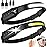 Rechargeable LED Headlamp 2 Packs,COB230 Headlamps, 5 Modes of Lightweight Headlamp with Motion Sensors, Type-C USB Charging Headlamps,Suitable for Night Running,Fishing, Cycling, Camping
