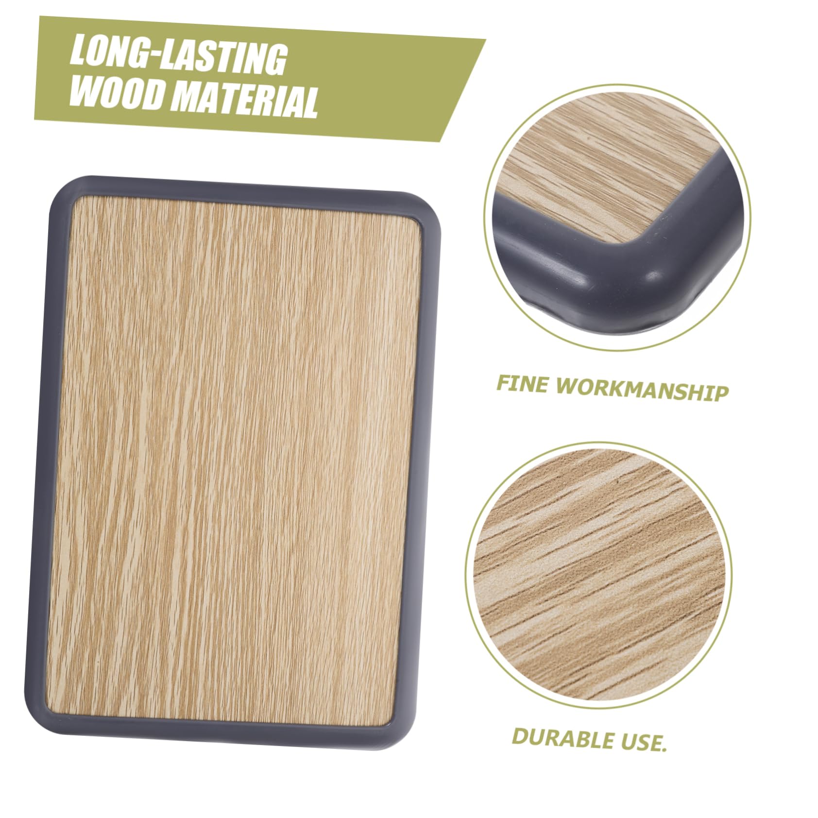 ABOOFAN Stool Seat Accessory 34x24 Inch Wooden Seat for Home Stool Top Decorative Sturdy