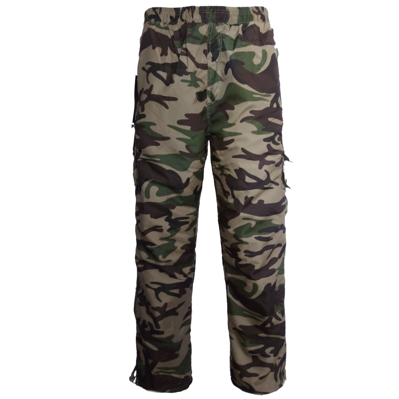 mens thermal cargo trousers