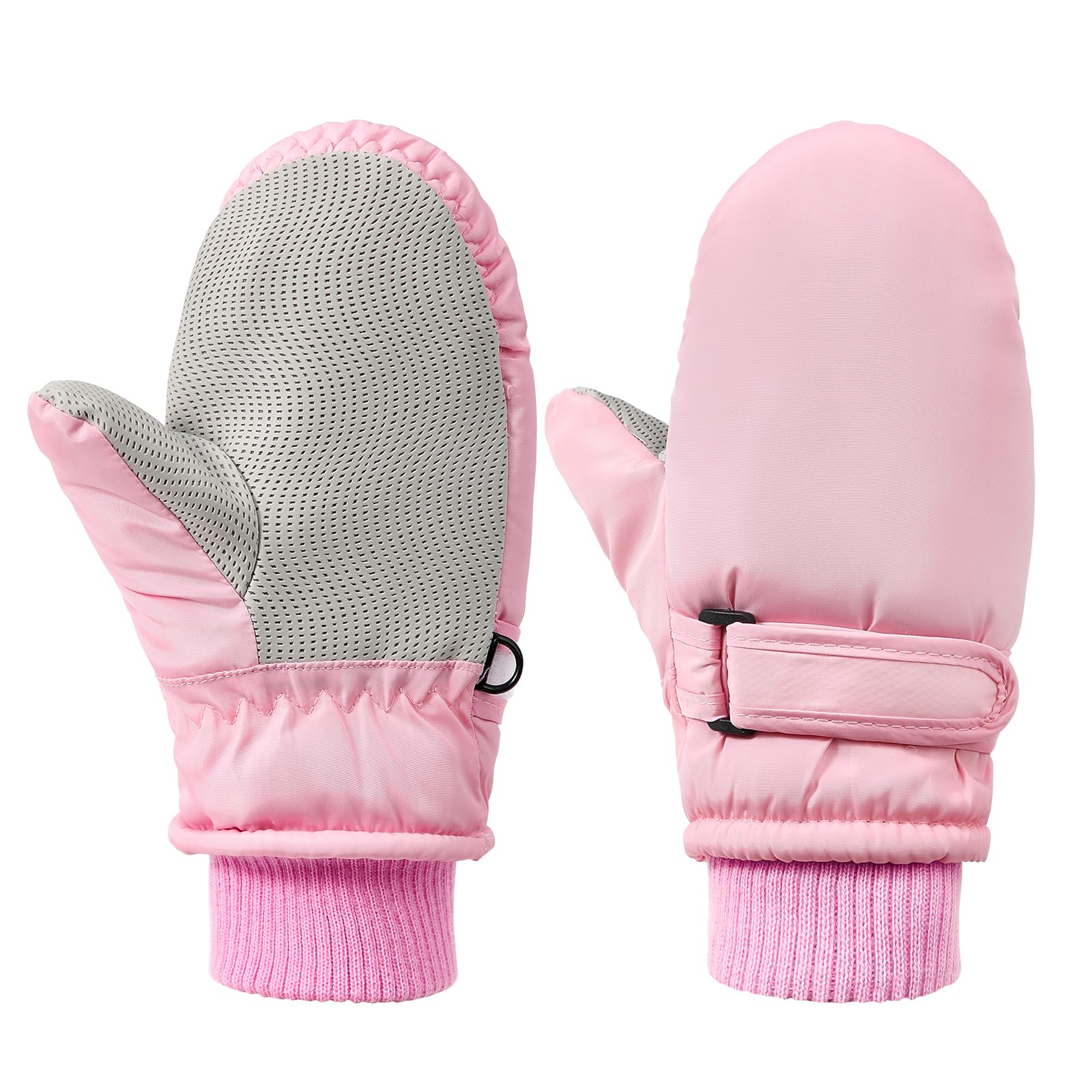 American Trends Toddler Winter Mittens Waterproof Boy Ski Gloves Warm Fleece Snow Mitten for Baby Boy Girl Cold Weather