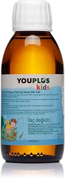 Youplus Kids Omega 3 Balık Yağı Şurup 150 ML
