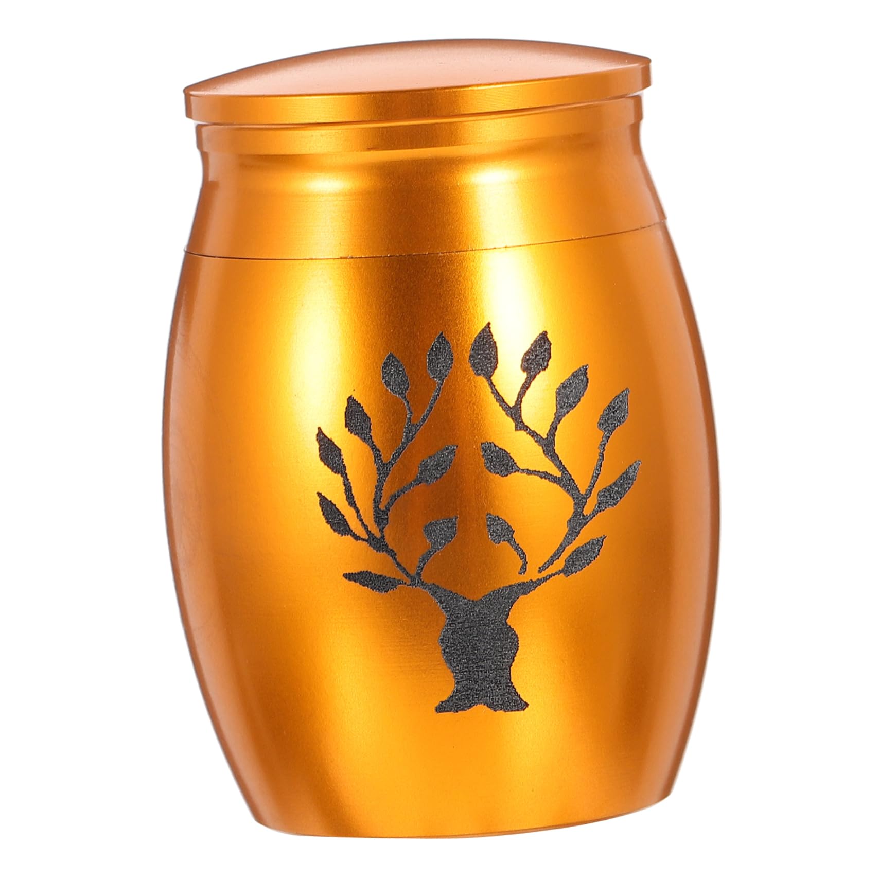 WOONEKY urna ataúd de Gato durmiendo ataúd de hámster Mini ataúd Gatito el Recuerdo Perro Tarro cinerario ataúd de Cenizas de Hueso ataúd conmemorativo Perfume Mascota Acero Inoxidable