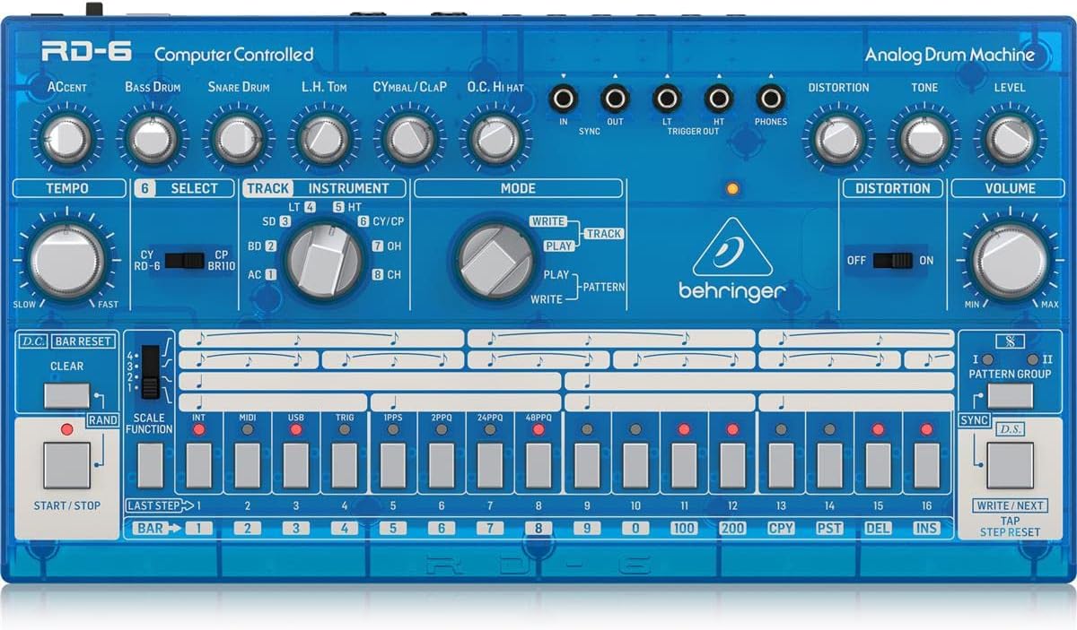 Behringer RD-6 Rear Panel