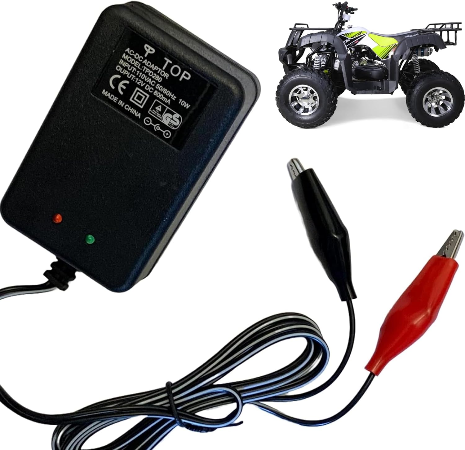 MRS 12V Volt Battery Trickle Charger with Alligator Jamaica Ubuy