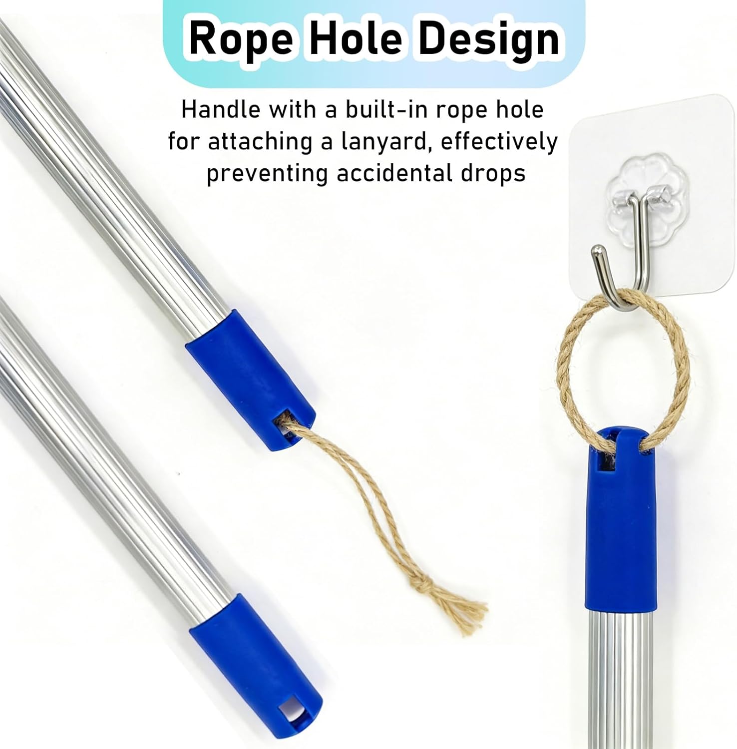 LXLZYXSF 3 Pcs Boat Hook for Docking with Telescoping Extension Pole, Commercial Home Boat Accessories Rescue Rod Hardware, Compact Awning Hooks