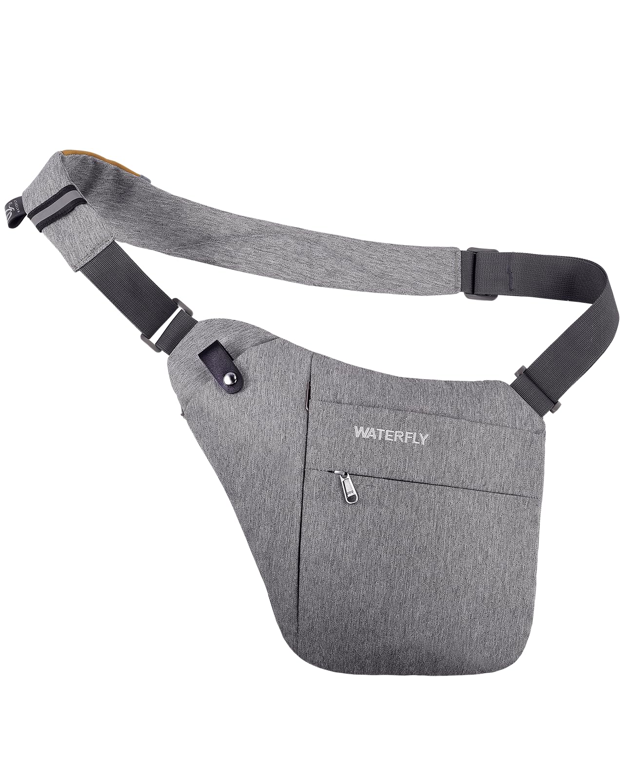 WATERFLYSling Crossbody Chest Bag: Slim Anti-Theft Cross Body Bag Over Shoulder Backpack Stealth Side Pack Man Woman