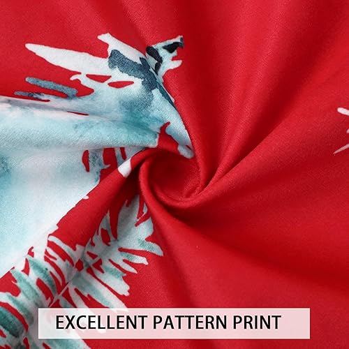 Miniatura 6 de Cortina de cocina de Navidad de 24 pulgadas, con bolsillo para cortinero, 2 paneles para baño, sala de estar, decoración de Navidad