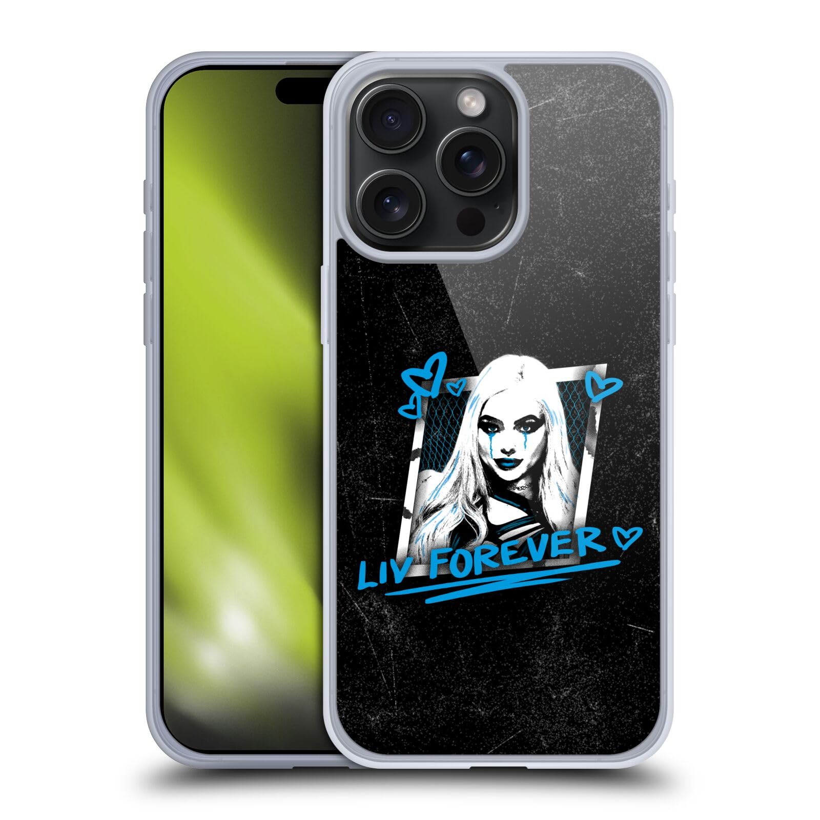 Head Case Designs Officially Licensed WWE Liv Forever Liv Morgan Soft Gel Case Compatible with Apple iPhone 15 Pro Max and Compatible with MagSafe Accessories