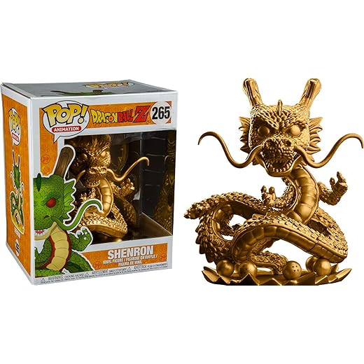 Funko Pop Dragon Ball Z Shenron Gold #265 6&Quot; Vinyl Figure
