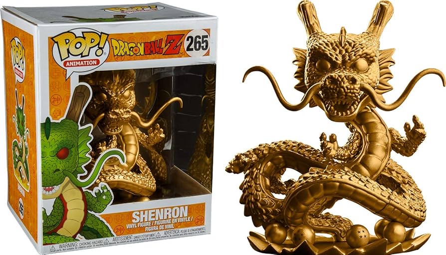 Amazon.com: POP Funko Dragon Ball Z Shenron Gold #265 6