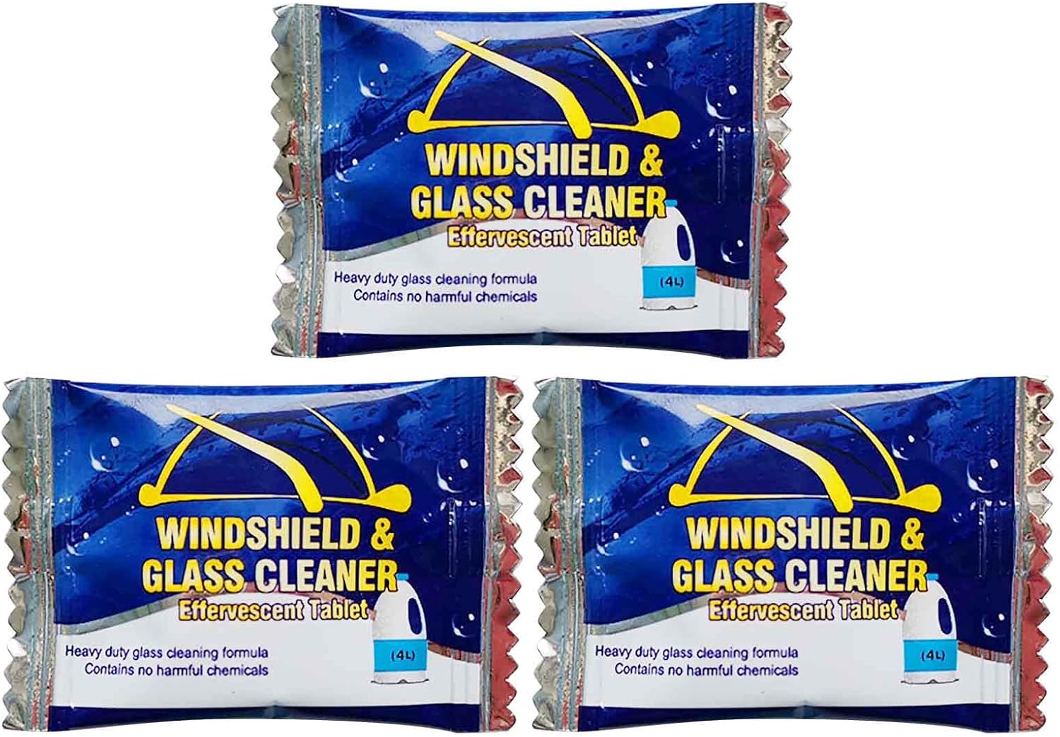 100 Pieces Car Windshield Washer Fluid Concentrated Clean Tablets, New