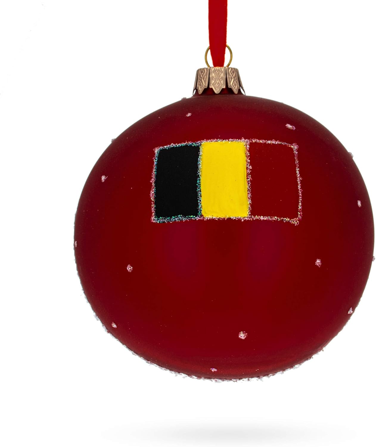 The Grand Place, Brussels, Belgium Glass Ball Christmas Ornament 4 Inches - Image 6