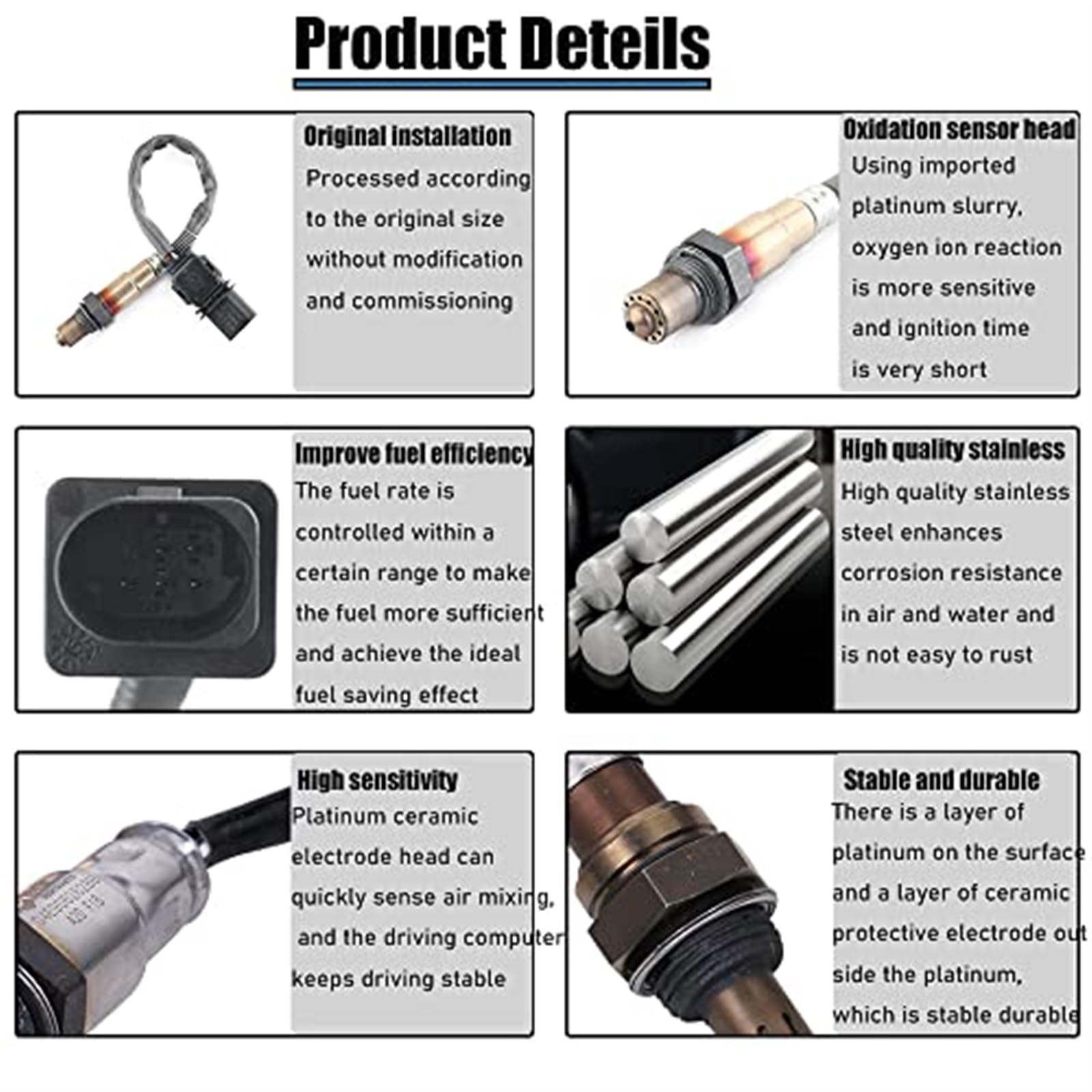 SENSOR LAMBDA O2 for coche, delantero, aguas arriba, 11787590713