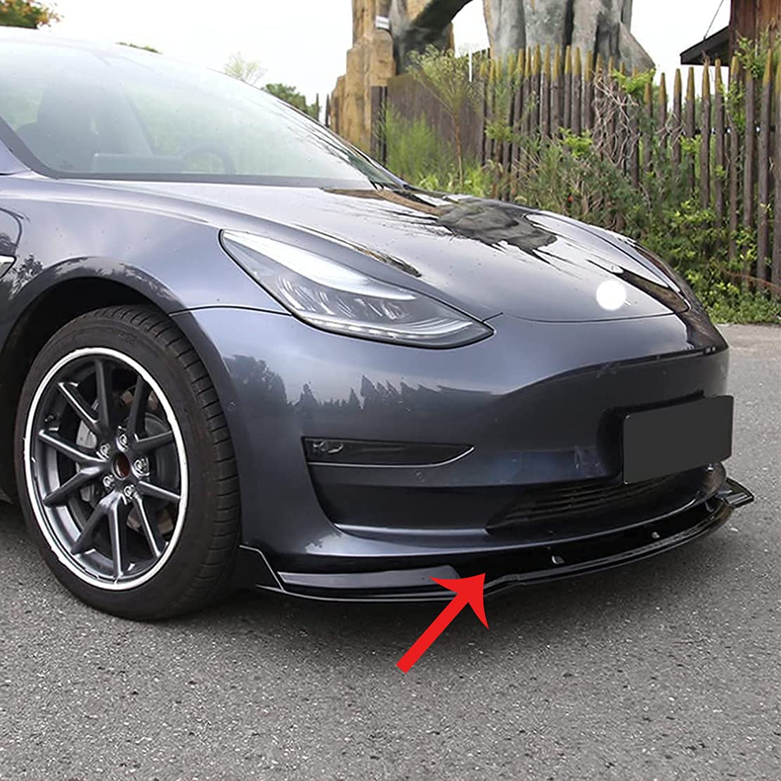 do Tesla Model 3 2021, przednie klapy samochodowe podbródek ABS antykolizyjny rozdzielacz dyfuzor osłona fartuch ochrona dekoracyjna