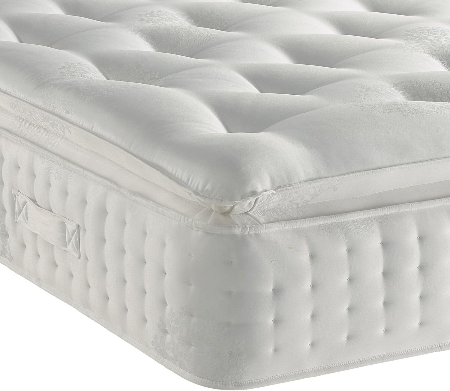 Sleep Factory Limited 3000 Organic Pillow Top Mattress Size 4FT Small Double (120 x 190 cm)