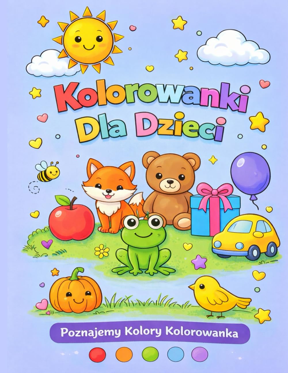 Poznajemy Kolory: Kolorowanka edukacyjna dla dzieci