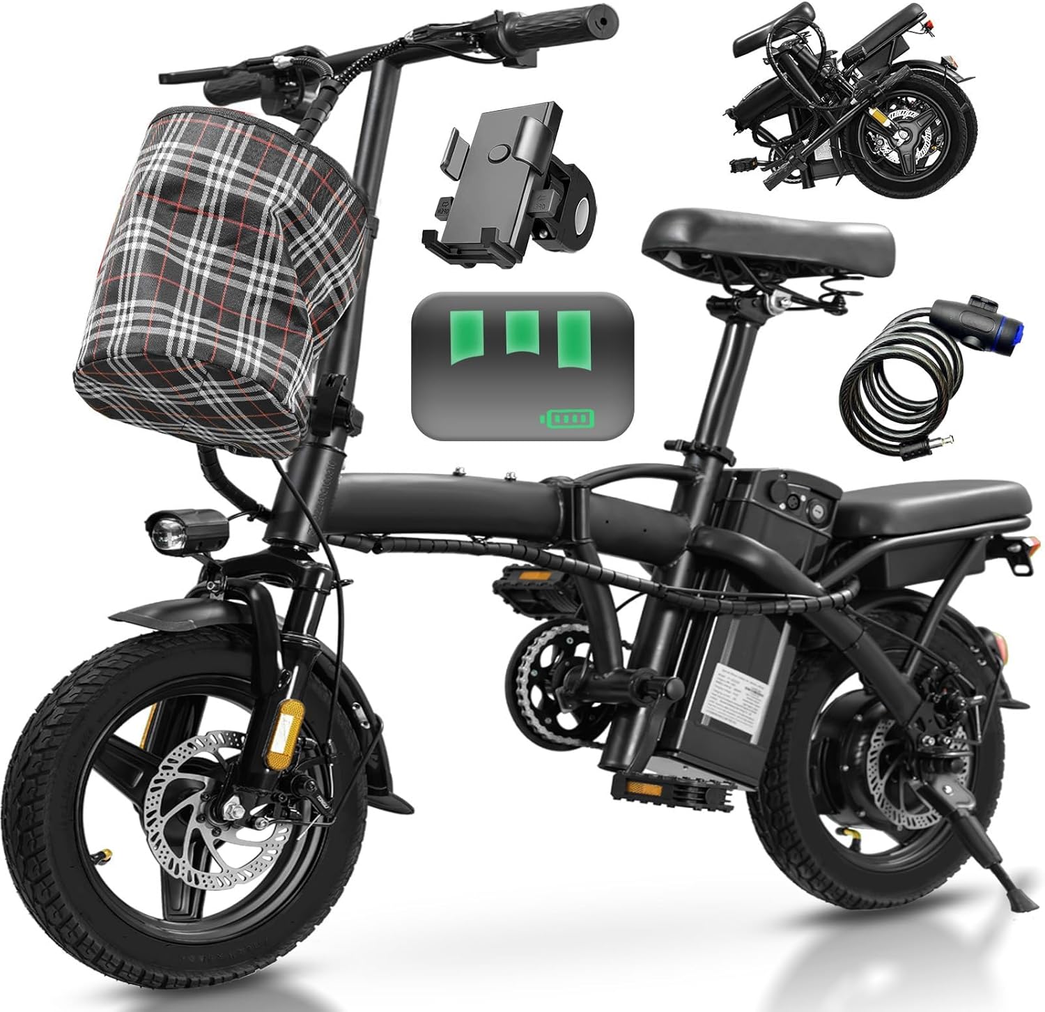 Electric Bike for Adults Teens, Commuter City Ebike with 560W-1200W Motor and 48V Removable Battery, 24MPH-28MPH,14″-20″ Electric Bicycle with UL 2849 Certified Electric Bike for Adults Teens, Commuter City Ebike with 560W-1200W Motor and 48V Removable Battery, 24MPH-28MPH,14″-20″ Electric Bicycle with UL 2849 Certified