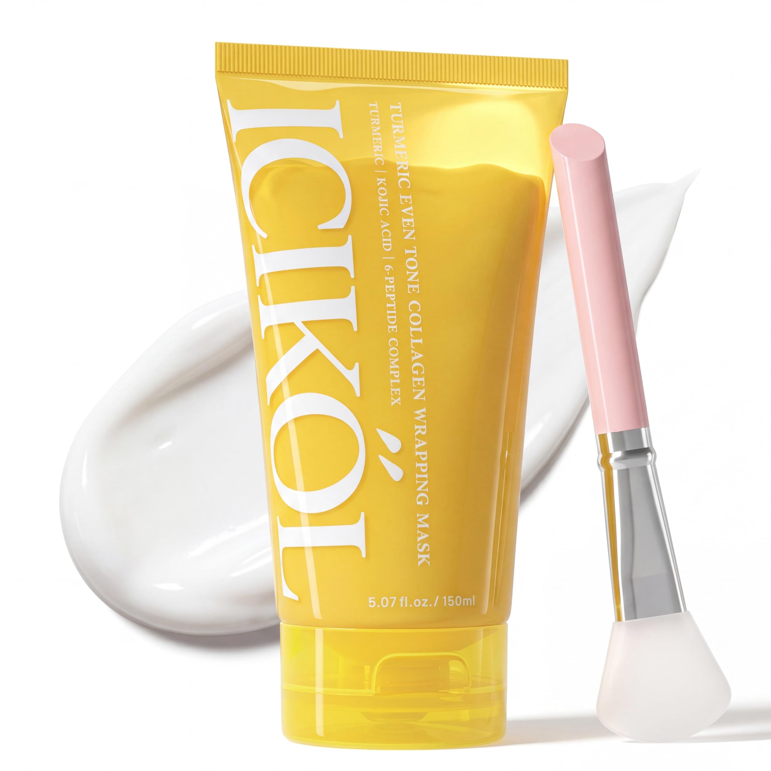 Amazon.com: ICIKOL Turmeric Collagen Night Wrapping Mask 5.07 oz