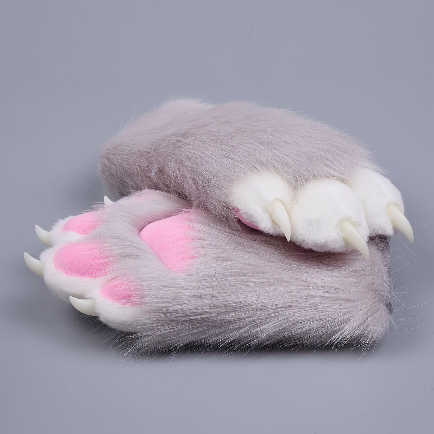 Fursuit Paws Furry Furries Paw Costumes Accessories (Purple)