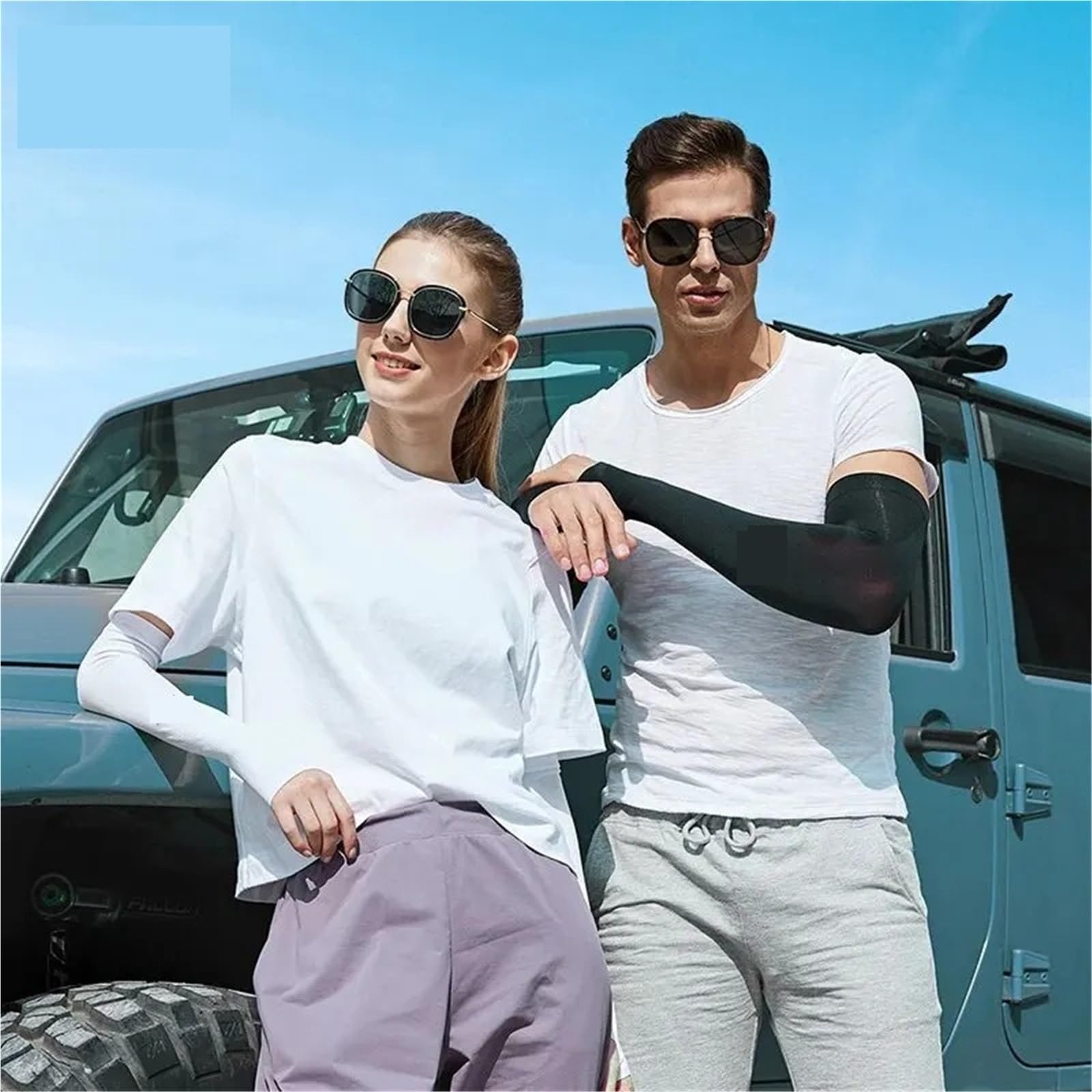 Generisch Kühlende Armstulpen Radfahren Arm Sommer Eis Tuch Ärmel Sonnenschutz Unisex Atmungsaktiv Laufen Volleyball Outdoor