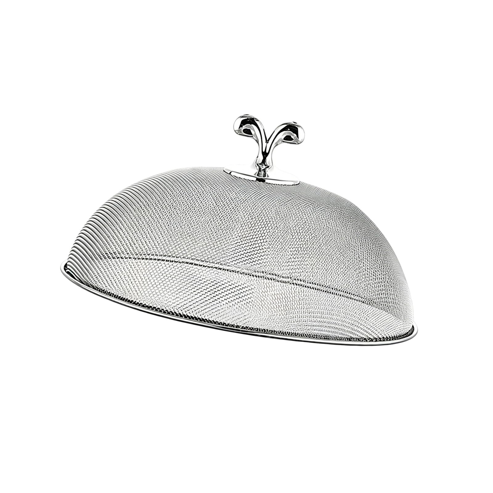 our fave Multipurpose Rustproof Steel Plate Cover with Handle Metal Meshes Dome Food Tent Protector for Table, BBQ, Picnics, Party Rustproof Steel Food Cover