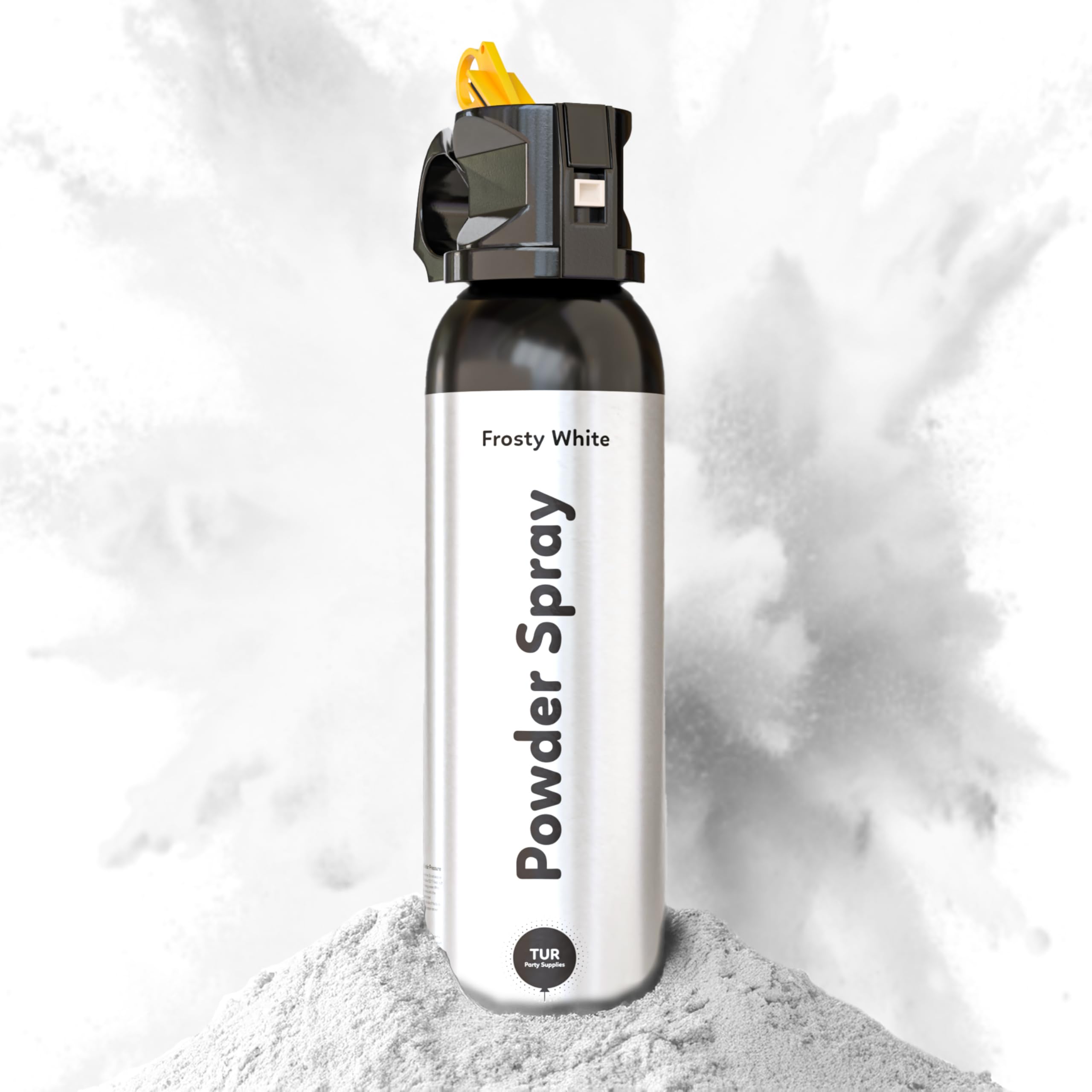 White Smoke Bomb Powder Cannon Gender Reveal Fire Extinguisher Biodegradable| Launches 25ft | 10 Second Spray | Holi Color Decorations for Photoshoots, Festivals, Celebrations | TUR Party Supplies