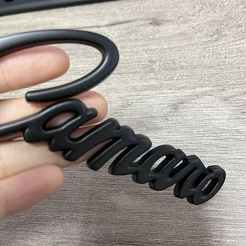 Miniatura 7 de 1 calcomanía de metal para placa de identificación de Camaro para Camaro SS ZL1 Z28 (rojo)