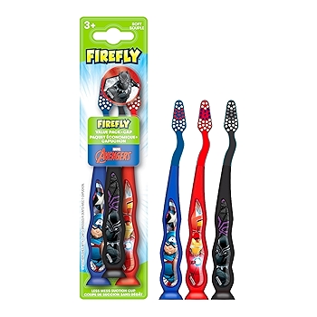 Firefly Kids Avengers Soft Bristled Toothbrushes Pack