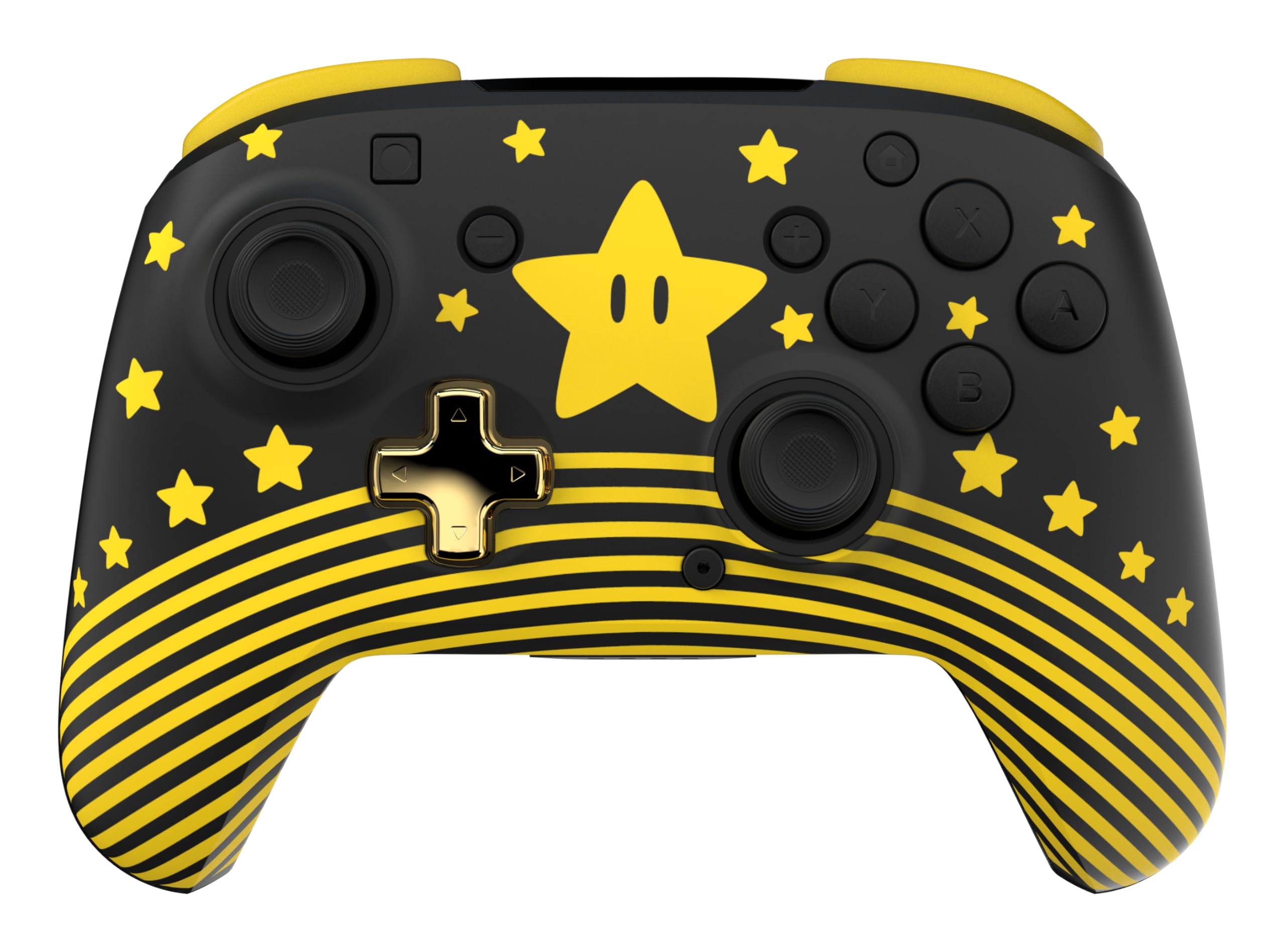 Turtle Beach Rematch Wireless Controller Super Mario Star Nintendo Switch Lite OLED leuchtet im Dunkeln aufladbare Batterie Offiziell Lizenziert