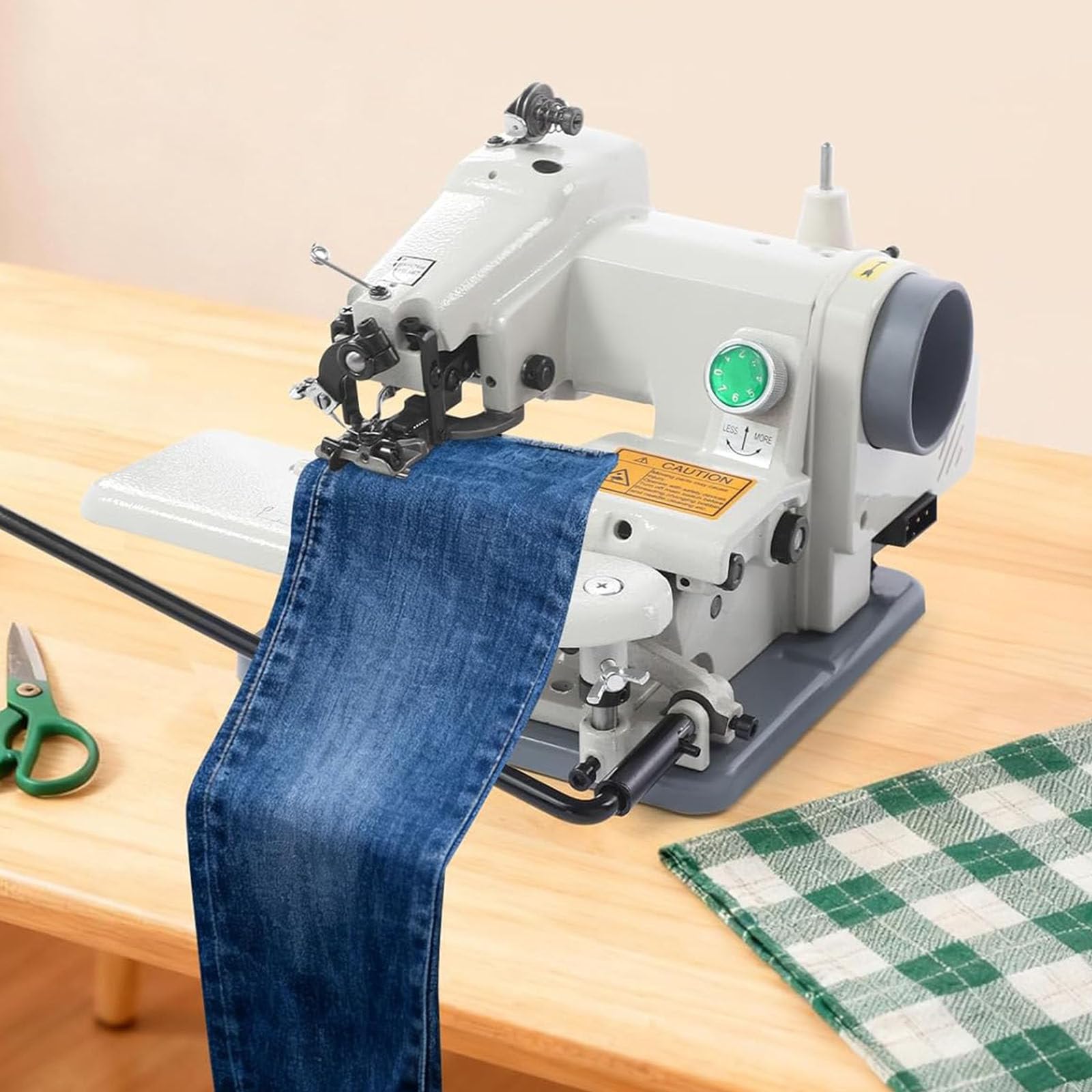 YXYLJOZ Blindfold Sewing Machine,Overlock Machine,Professional Sewing Machine,Invisible Stitching,Single Thread Chain Stitching,Suitable for Invisible Stitching of Trouser Hems