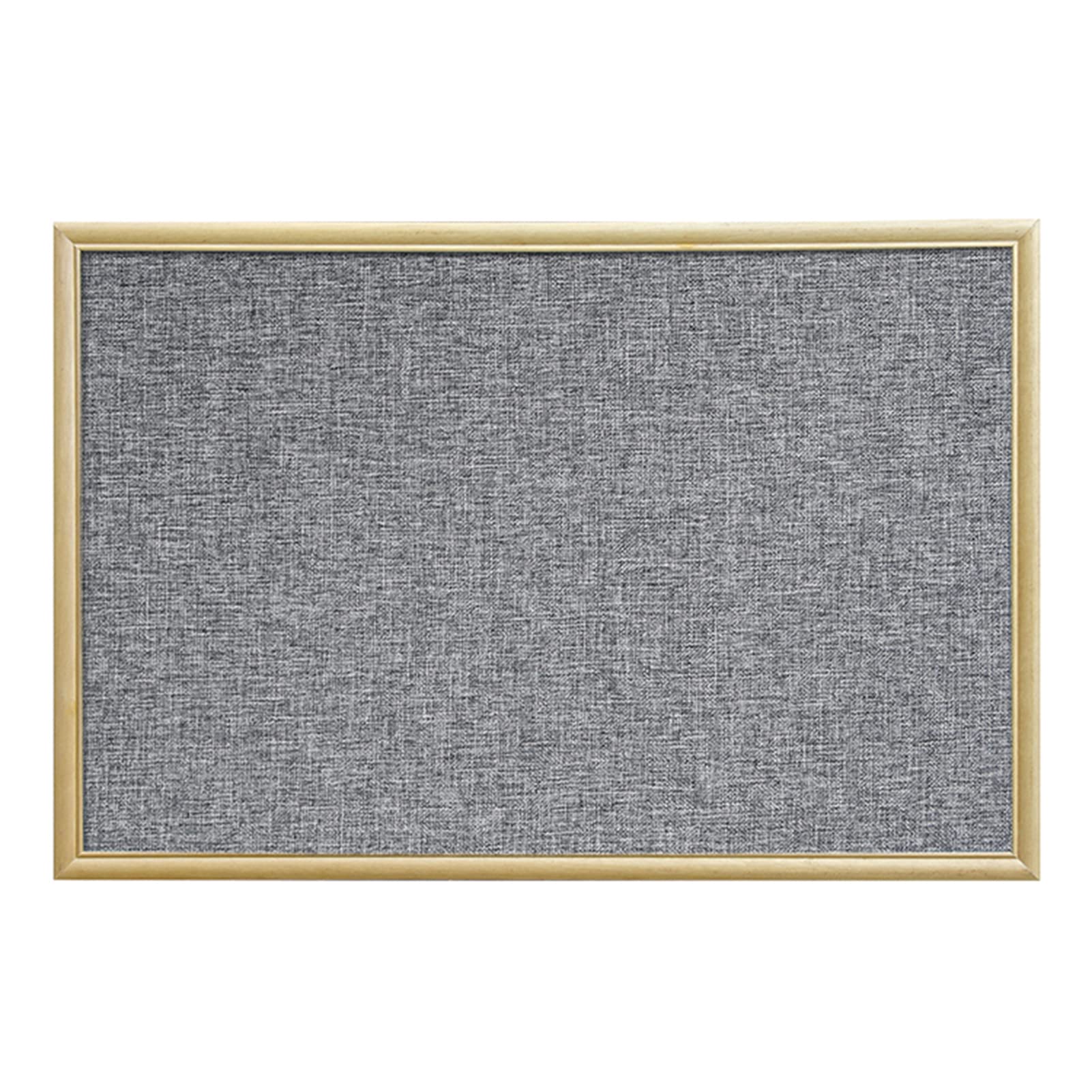 Tablica filcowa, korkowa tablica ogłoszeń, szara tkanina, drewniana rama, do domu, biura, szkoły, wiadomości, notatka, obraz, wymiary: 60 x 90 cm
