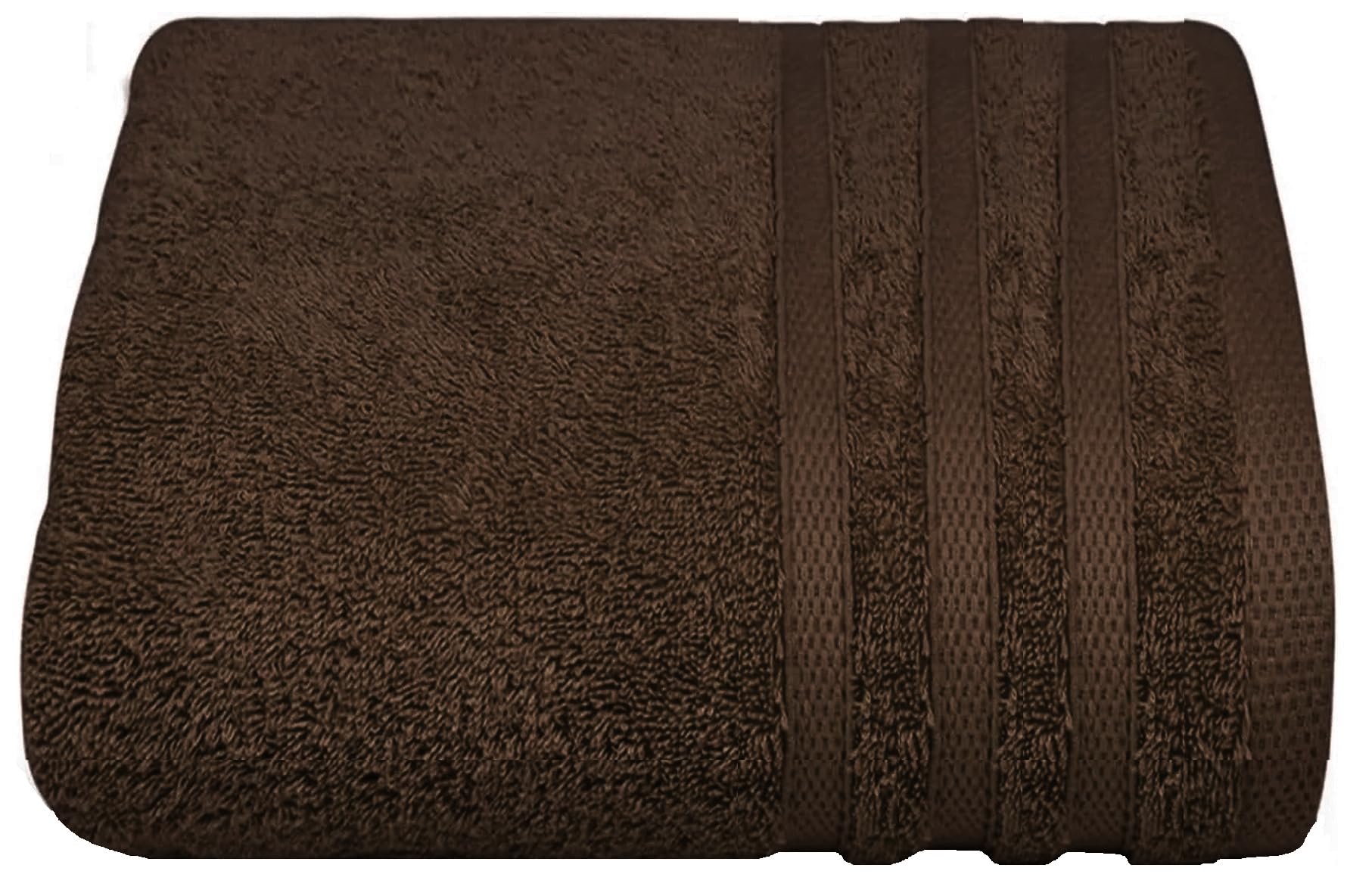 2 toallas de baño extragrandes superjumbo (100 x 200 cm, 600 g/m²), toallas suaves de lujo, 100 % algodón egipcio, toalla de baño extragrande (marrón chocolate, 2)