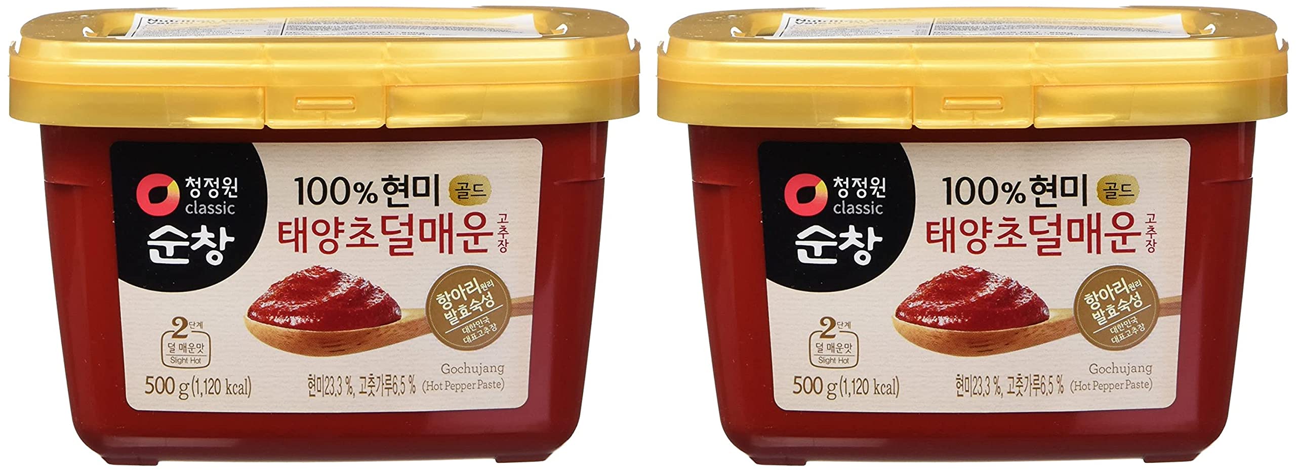 Chung Jung One Sunchang Gochujang 500 Gram Mild Spice Pack of 2