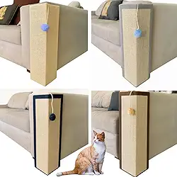 Arranhador Protetor de Sofá Arranhador para Sofá Várias Medidas (Fibra Natural, 60 cm)