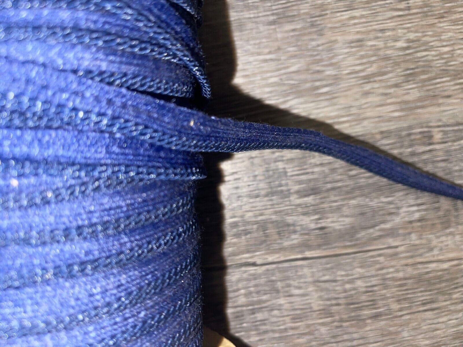 10 Yards Light Navy Blue Lip Sewing Trim Upholstery Non Stretch Piping 3/8 Wide