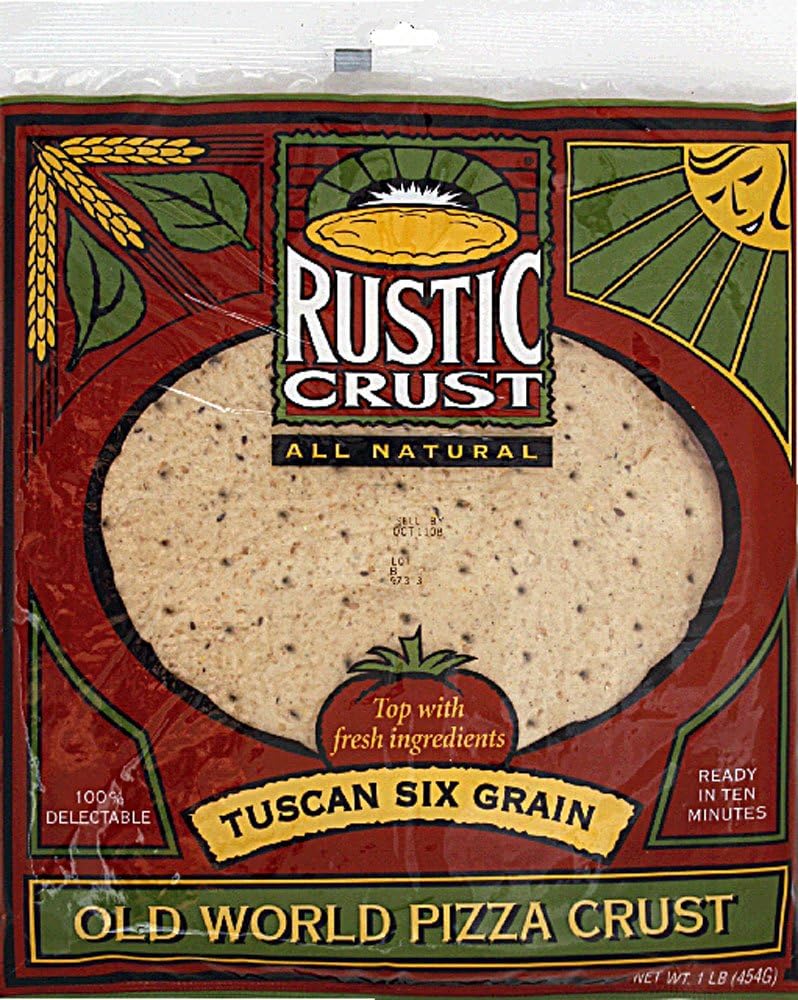 Amazon.com: Rustic Crust 12in Tuscan Six Grain Pizza Crust, 16
