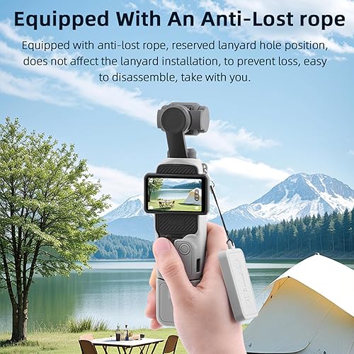 Miniatura 6 de Funda protectora de silicona para DJI Osmo Pocket 3 Funda protectora de silicona Gimbal de mano Accesorios para cámara de acción (gris)