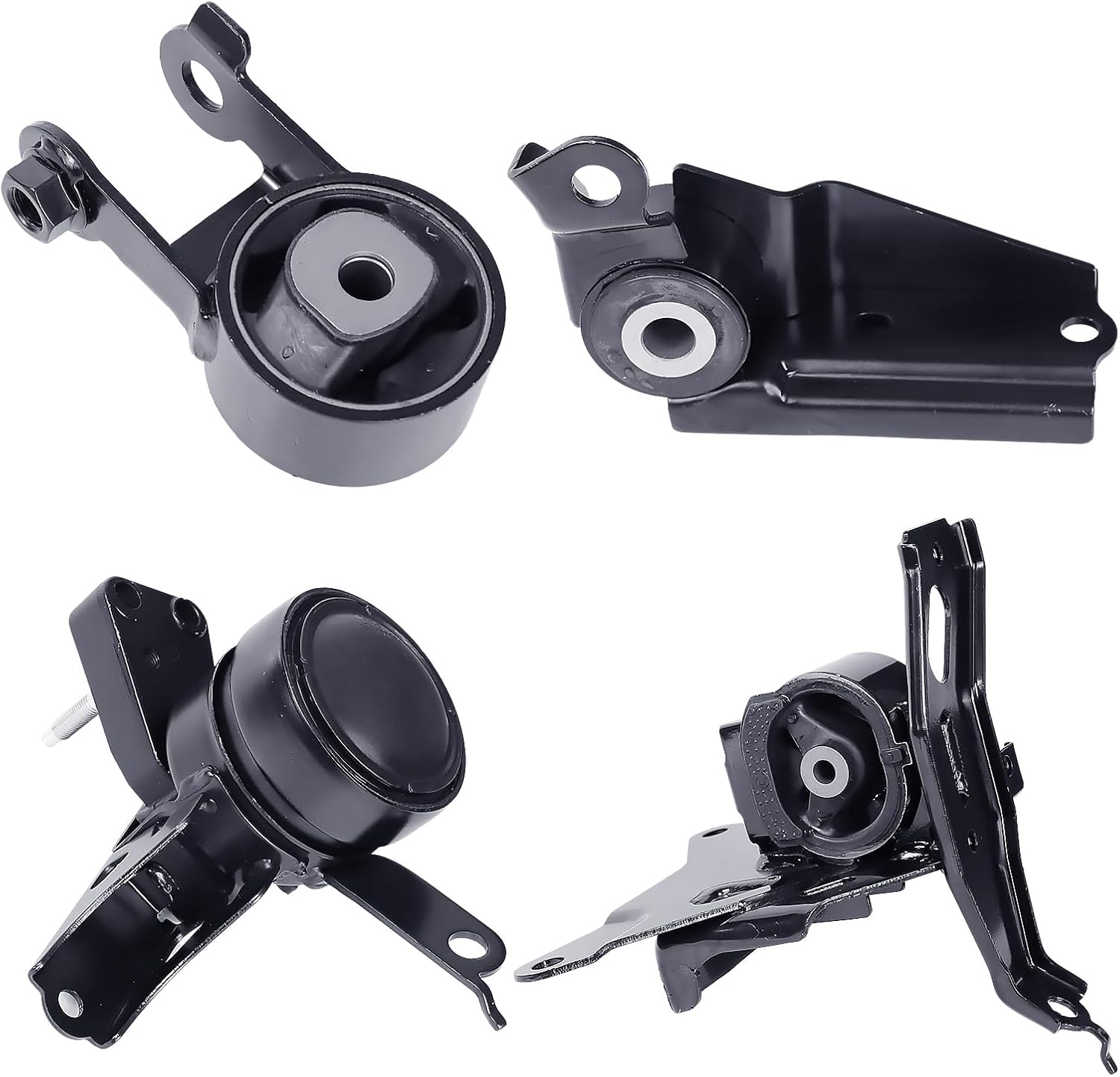 Engine Motor Mount & Transmission Mount Set Compatible with 2020-2024 Toyota Camry/2021 Avalon 2.5L L4 Auto/2021-2025 Lexus ES250 2.5L L4 Auto - 4PCS Replacement for 10198 10233 10131 10145