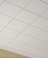 Vista 2 de (12) azulejos de techo con acabado texturizado de fibra de madera Tivoli de 12 x 12 pulgadas de ea USG Interiors 4240