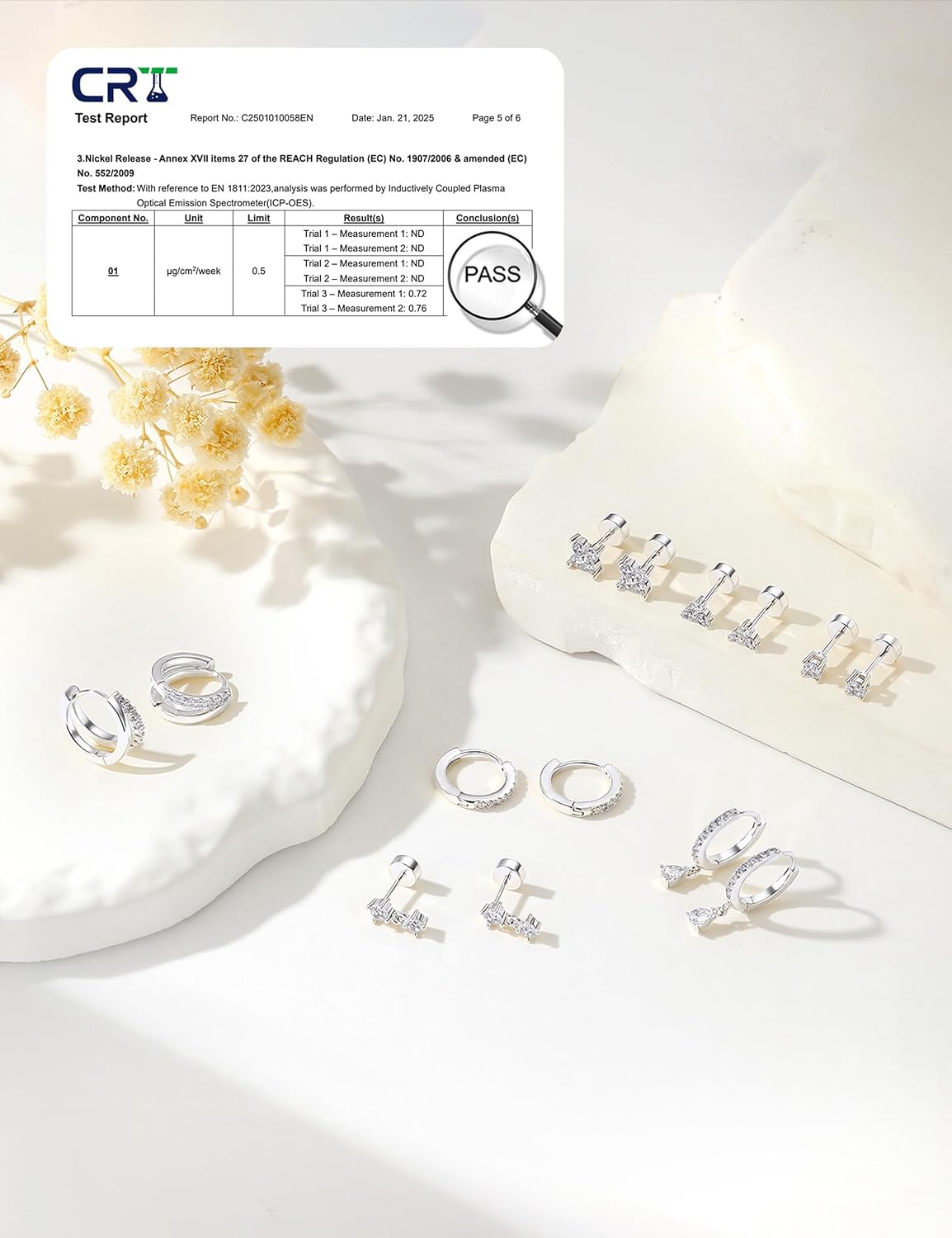 M MOOHAM Flat Back Earring Stacks for Women, Hypoallergenic 14k Real Gold Plated Hoop Stud Cartilage Earrings Stack Set Small Cute Helix Huggie Hoop Drop Earrings Trendy Jewelry Gifts for Women