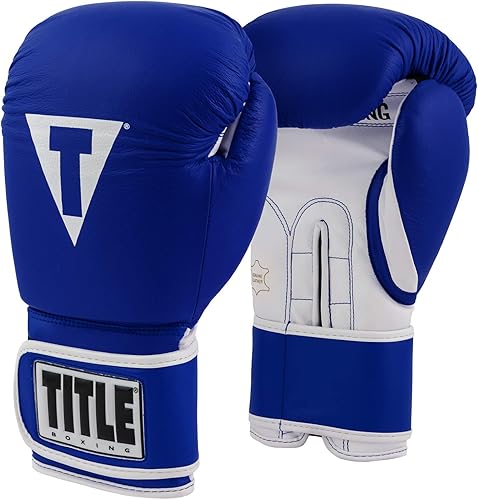 Miniatura 5 de TITLE Boxing Pro Style Leather Training Gloves 3.0 - Boxing Gloves, Boxing Training Gloves, MMA Gloves, Oz Training Gloves, Kickboxing Gloves