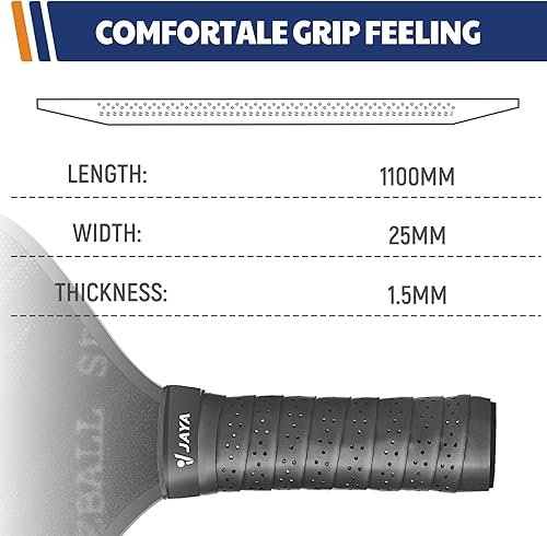 Miniatura 4 de JAYA Cinta de Agarre para Pala de Pickleball, Paquete de 2 o 5 Cintas de Agarre de Repuesto para Pickleball, Absorbe la Humedad y Cómoda Cinta de