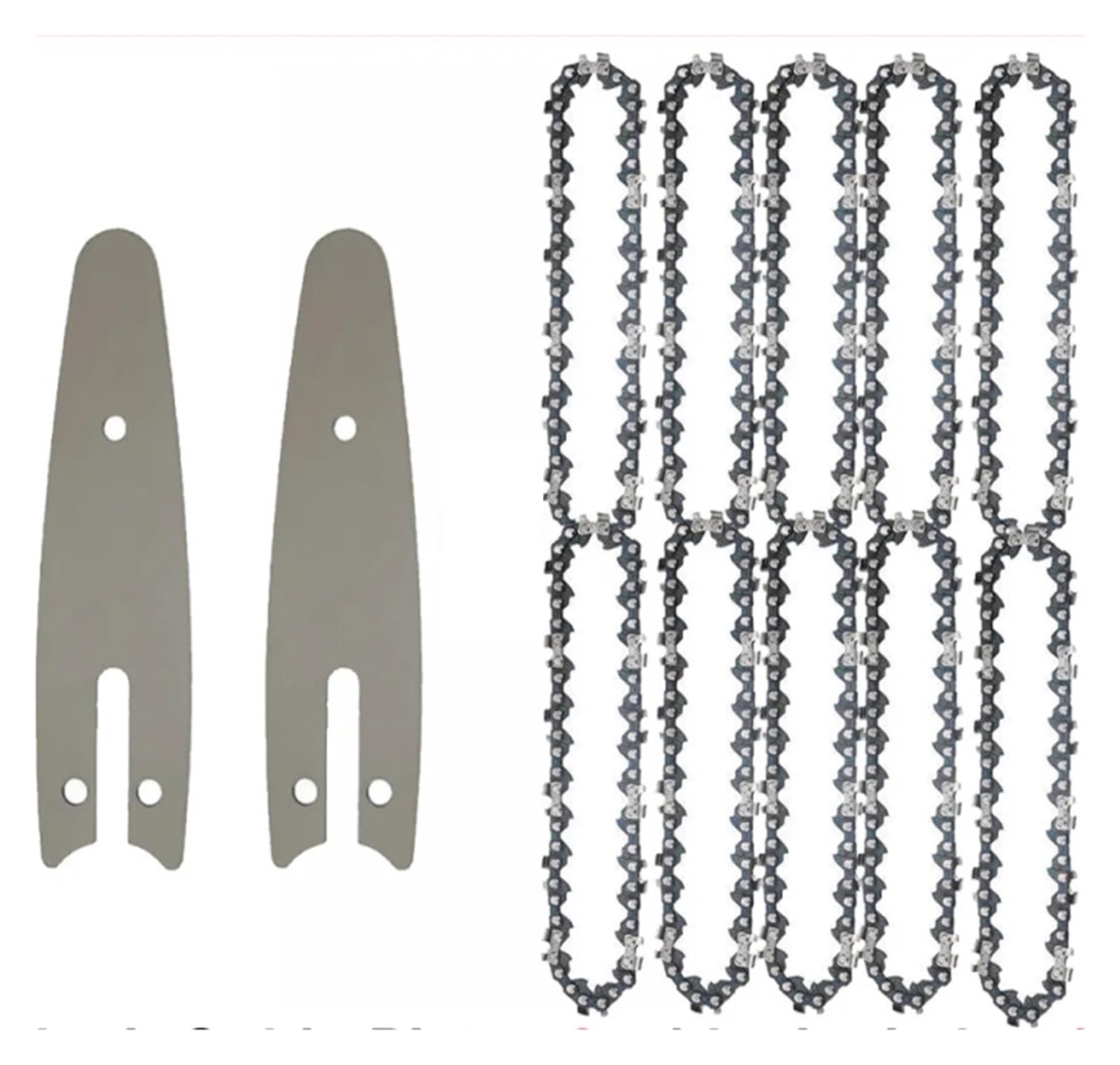 Motosierra de 4 pulgadas para corte de madera, mini sierra inalámbrica, guía de cadena, sierra eléctrica portátil, mini motosierras, accesorios de cadena